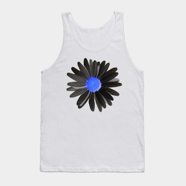 Black Margherita Tank Top by YellowLion